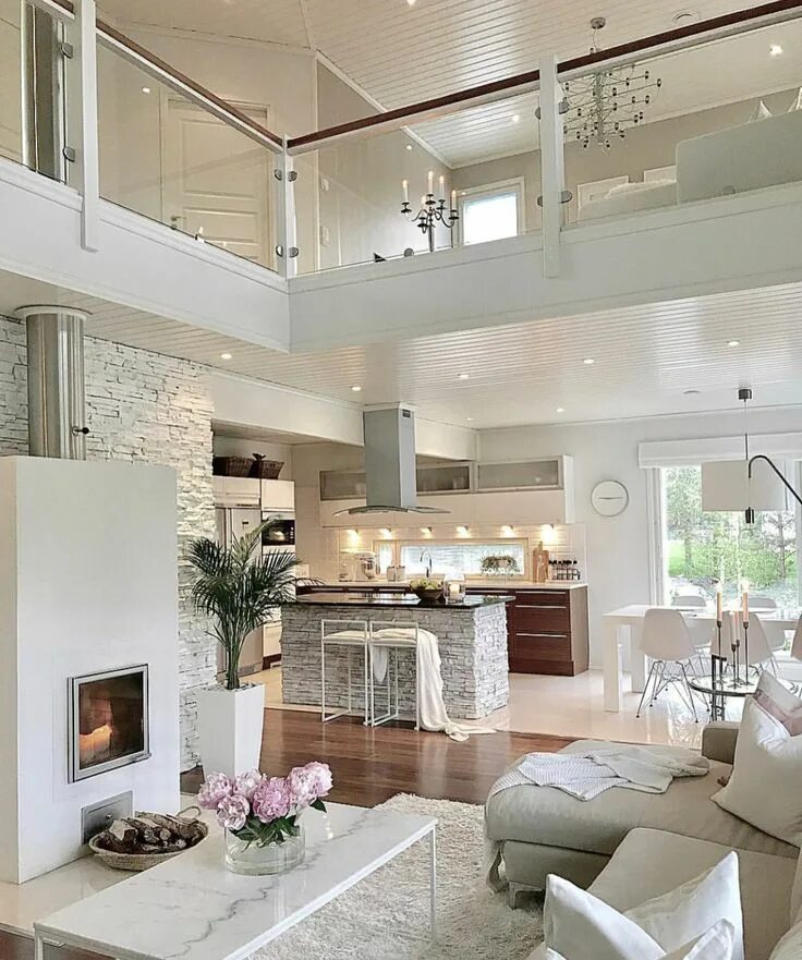 Красивый интерьер домов фото Pin by Venetia Leal on Loft Modern house design interior, Dream house interior, 