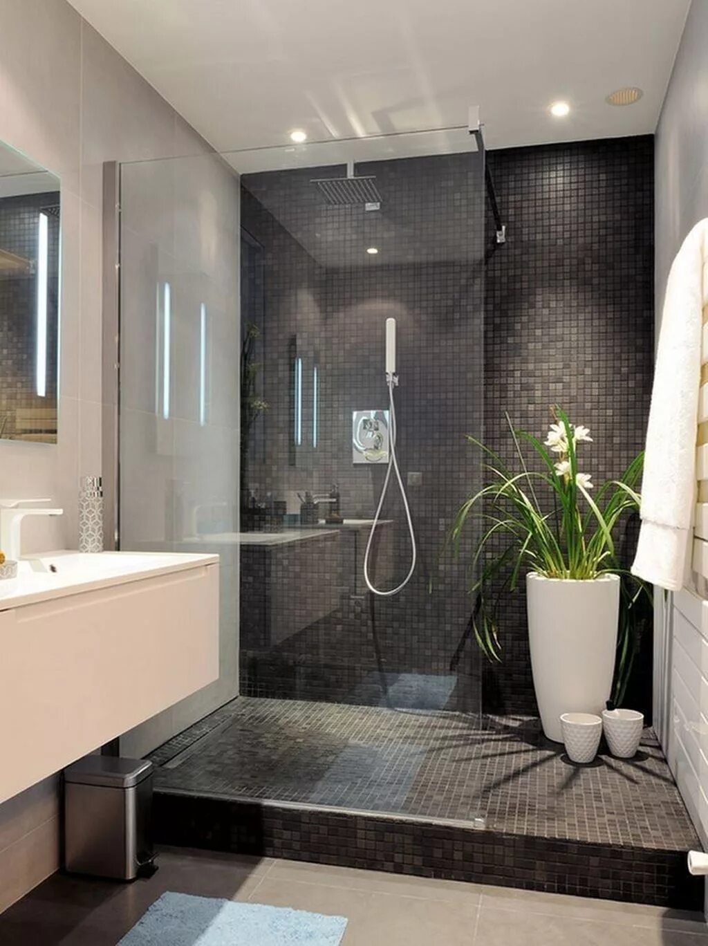 Красивый интерьер душевой комнаты 30+ Best Master Bathroom Shower Remodel Ideas To Try Luxury master bathrooms, Ma