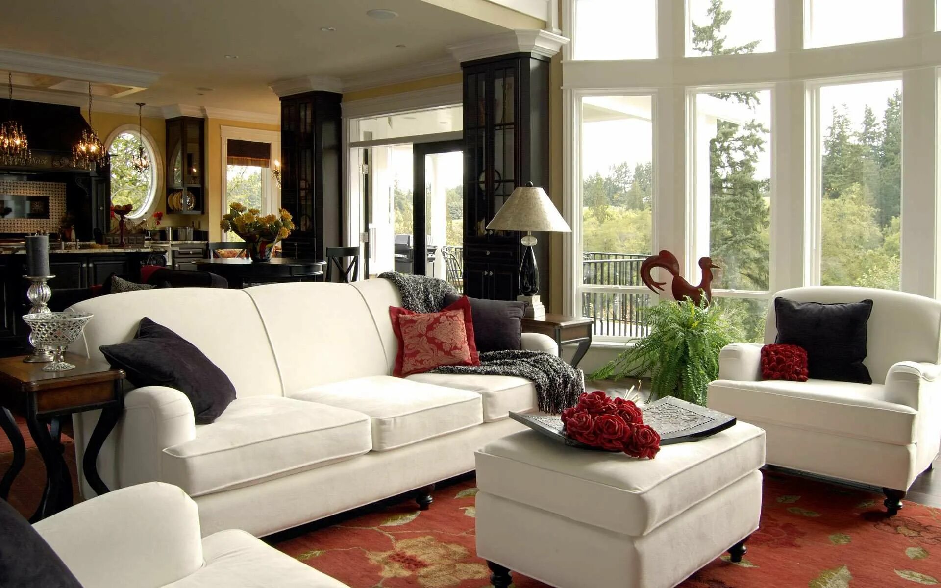 Красивый интерьер фото So wish I could do white furniture Living room design inspiration, Living room d