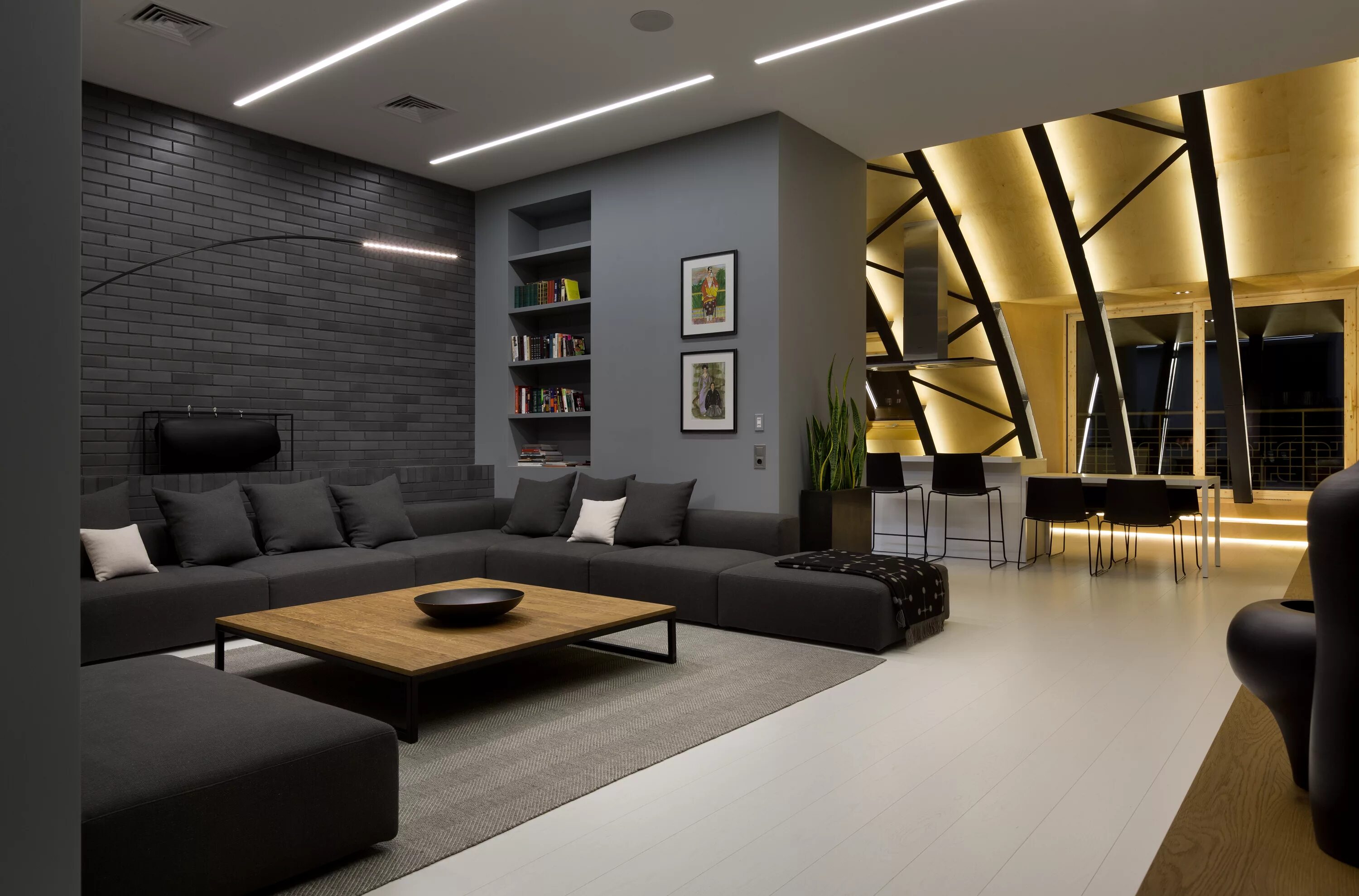Красивый интерьер фото в современном стиле Idea 1333312: High Lounge by Alexey Obraztsov in Ukraine - Architizer