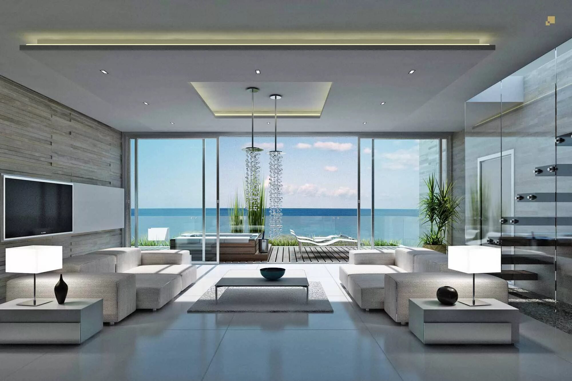 Красивый интерьер фото в современном стиле � � � � � � � � � - � � � � � Google Luxury living room, Home interior design, L