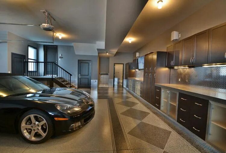 Красивый интерьер гаража A Man's Garage is His Castle (19 Photos) - Suburban Men Man garage, Garage cabin