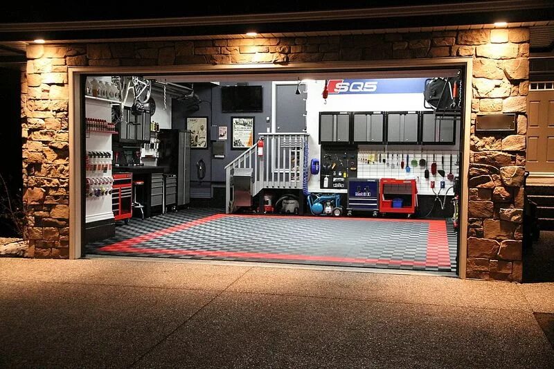 Красивый интерьер гаража Show your two car garage. 2.0 - The Garage Journal Board Garage interior, Garage