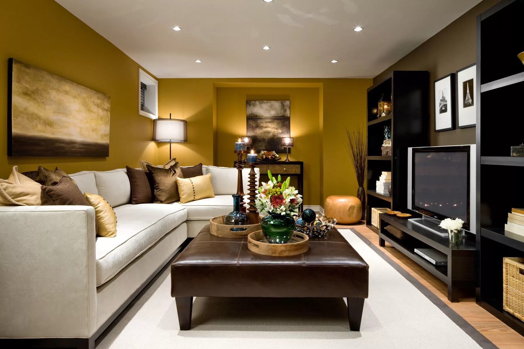 Красивый интерьер гостиной комнаты 50 Living Room Designs for Small Spaces Small living room design, Modern family 