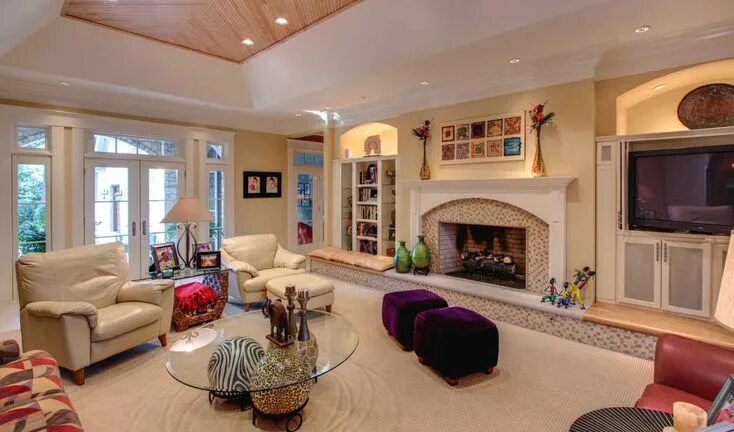 Красивый интерьер гостиной в доме Гостиная в загородном доме Beautiful living rooms, Home interior design, Apartme