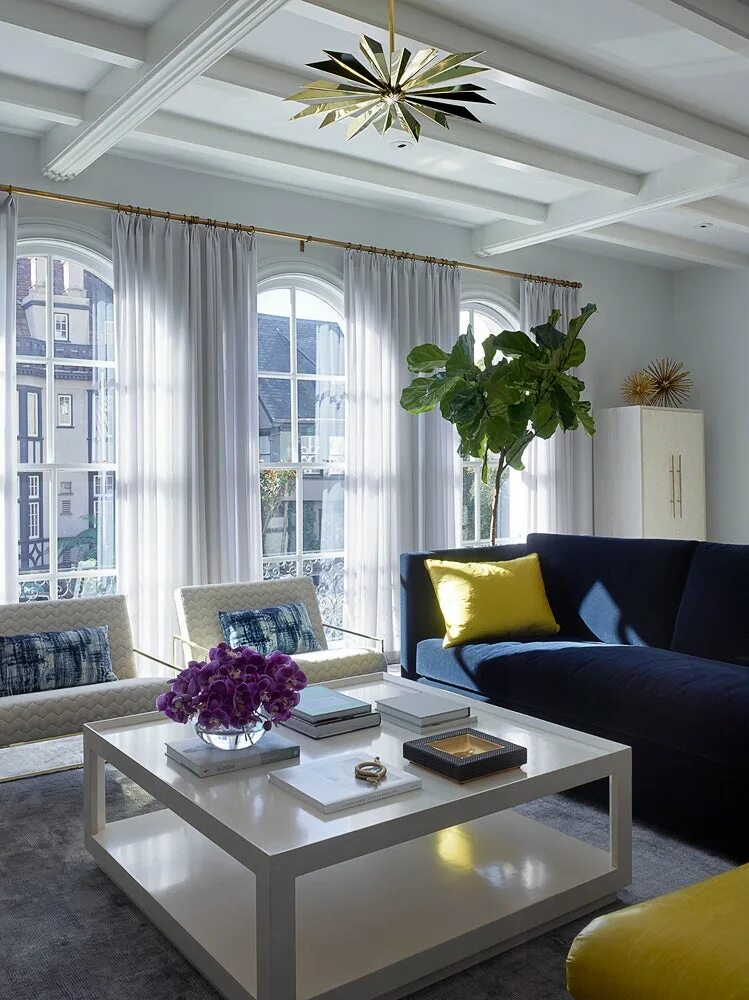 Красивый интерьер комнаты Living Room by Palmer Weiss Interior Design 1stDibs