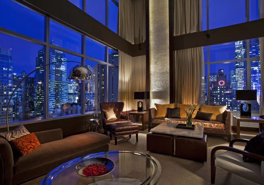 Красивый интерьер комнаты Туры в отель InterContinental New York Times Square 4*, Нью-Йорк (США) - отдых, 