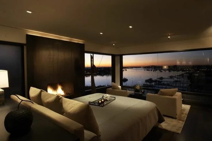 Красивый интерьер комнаты фото 25 Master Bedrooms with a View - Page 5 of 5 Luxusschlafzimmer, Elternschlafzimm