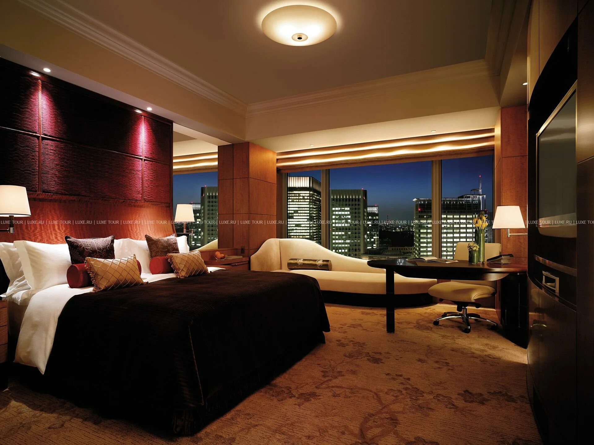 Красивый интерьер комнаты фото Shangri-La Hotel, Токио
