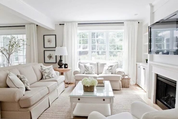 Красивый интерьер квартиры в светлых тонах 36 Light Cream and Beige Living Room Design Ideas Beige living rooms, Monochroma