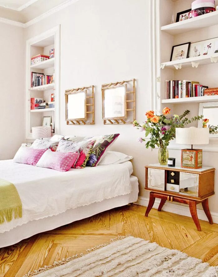Красивый интерьер маленькой комнаты Design & Décor Feminine bedroom, Bedroom decor, Home bedroom