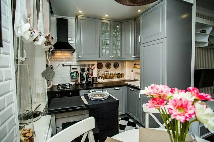Красивый интерьер маленькой кухни в квартире фото MirKvartir89, real estate agency, Town Of Urengoy, 5-y mikrorayon, 9 - Yandex Ma