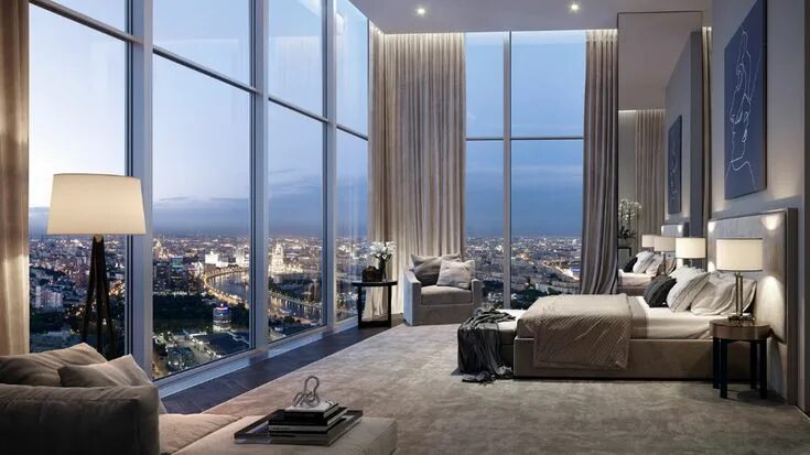 Красивый интерьер москва Multi-purpose complex NEVA TOWERS on Behance Luxurious bedrooms, Luxury apartmen