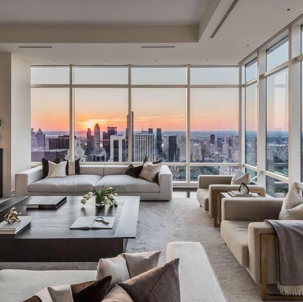 Красивый интерьер москва Reposting @theexecutiveman: ... "Luxury living in New York. Rate this penthouse 