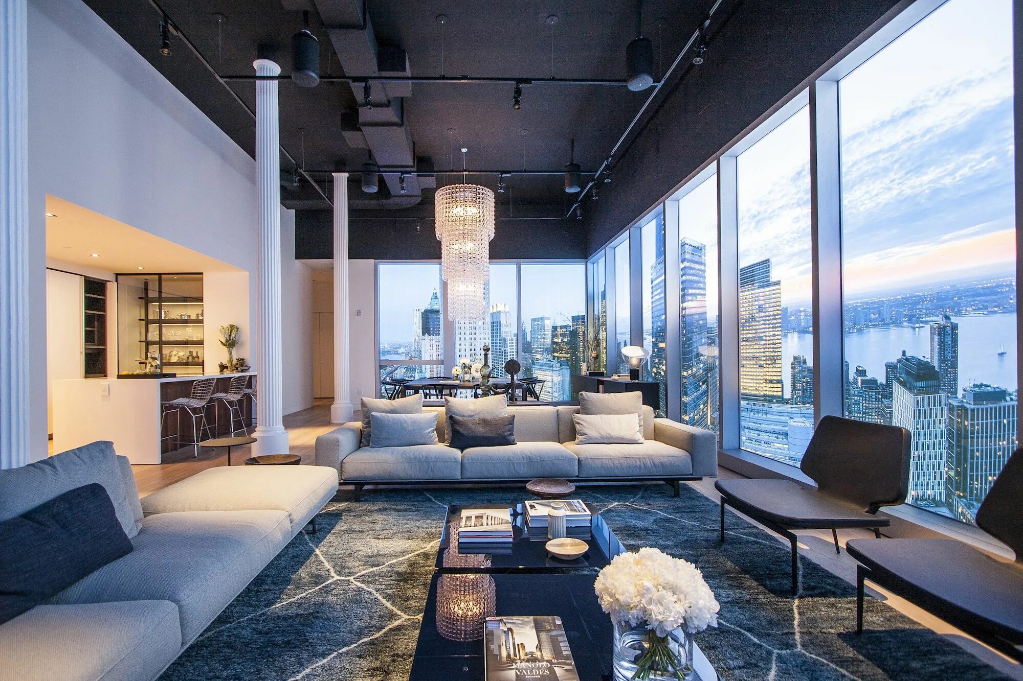 Красивый интерьер москва Inside the sales gallery for 45 Park Place, Sharif El-Gamal's luxe downtown skys