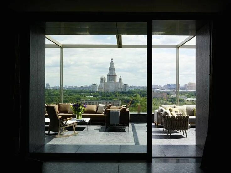 Красивый интерьер москва House In Moscow - Picture gallery Outdoor rooms, Architect, Penthouse