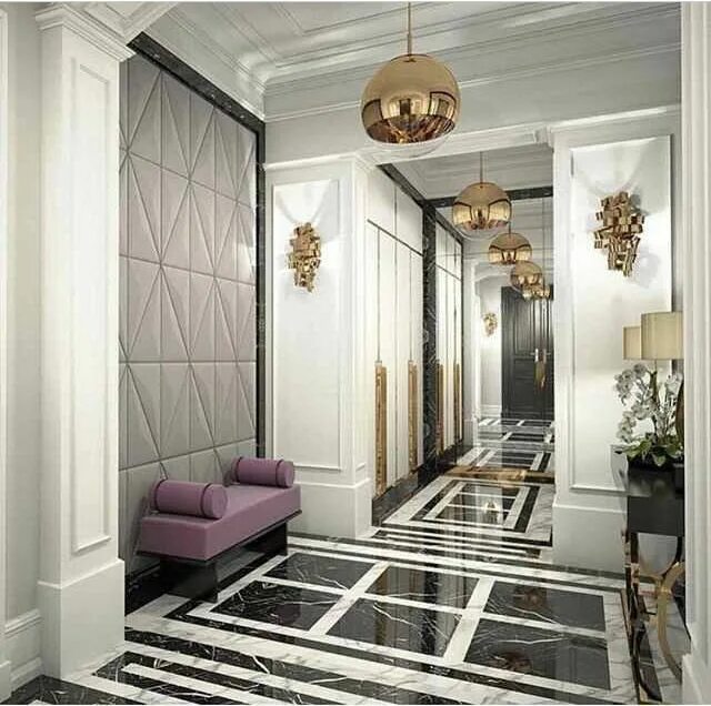 Красивый интерьер прихожей Pin by harsh on flooring Luxury home decor, Floor design, Hallway designs