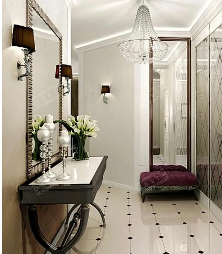 Красивый интерьер прихожей Pin on Для дома Dinning room decor, Apartment interior design, Luxury decor