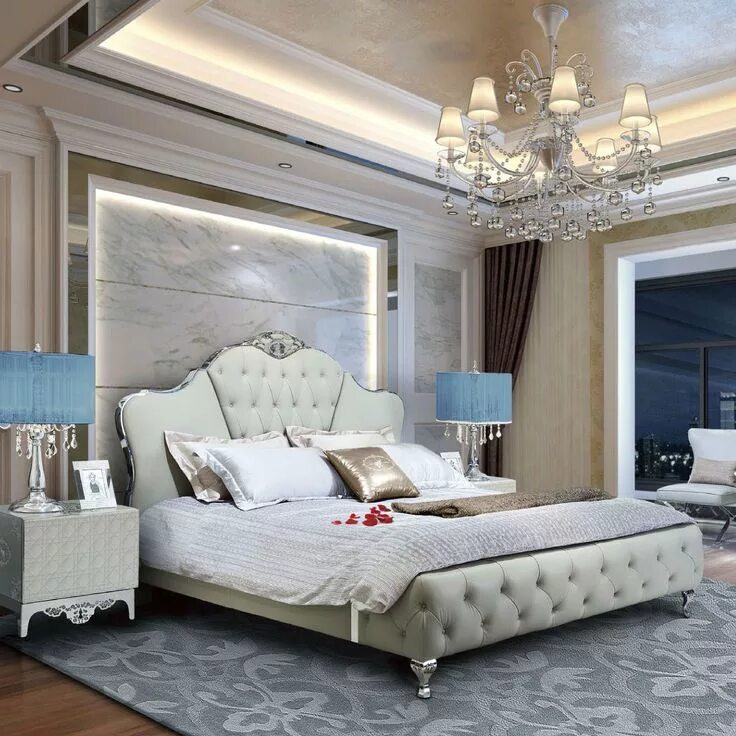Красивый интерьер спальни Classic Contemporary beds and more! Интерьеры спальни, Роскошные ванные комнаты,