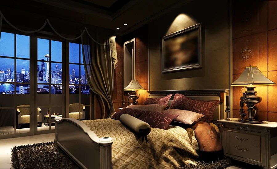 Красивый интерьер спальни Hospitality Lighting Upgrade your guest experience OPPLE Lighting Asia Pacific