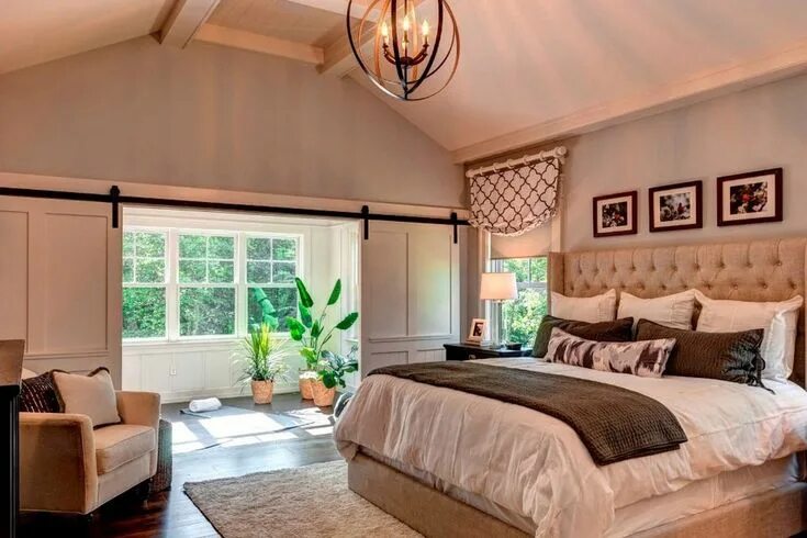 Красивый интерьер спальни Street of Dreams by Farinelli Construction (24) HomeDSGN Bedroom interior, Inter