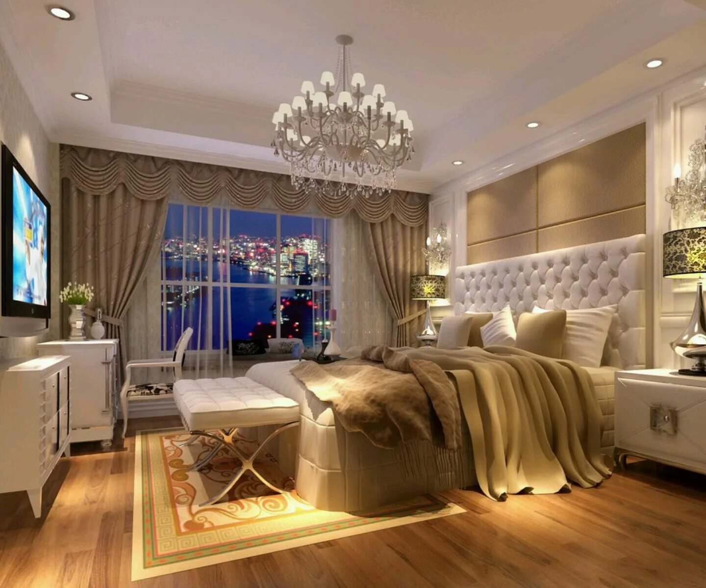 Красивый интерьер спальни bedrooms 2015 - Fancy bedroom, Luxurious bedrooms, Creative bedroom decor