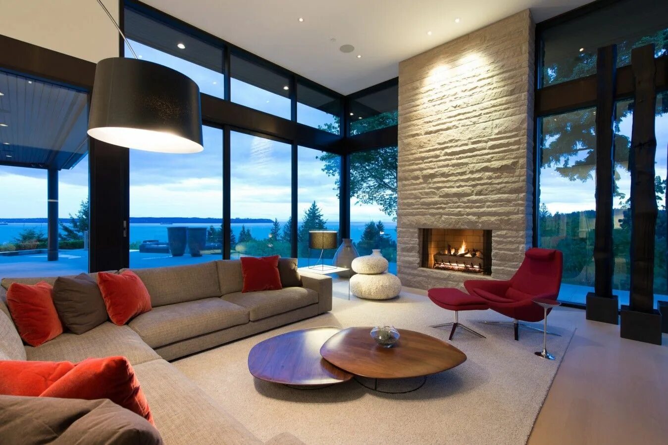 Красивый интерьер стен фото Burkehill Residence by Craig Chevalier and Raven Inside Interior Design - Archit