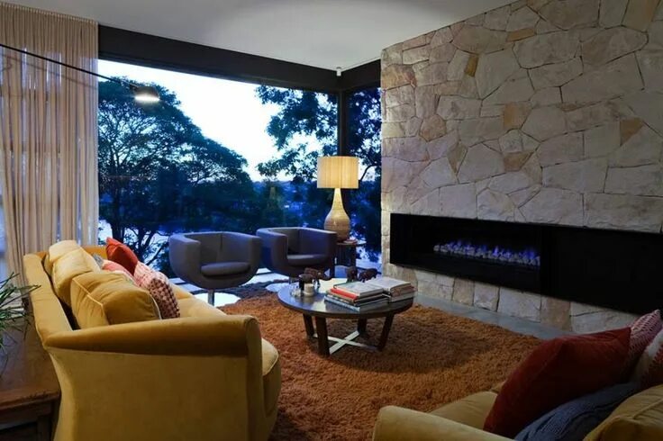 Красивый интерьер стен фото Pin by Magda Salto Morales on Mi hogar Contemporary house design, Living room de