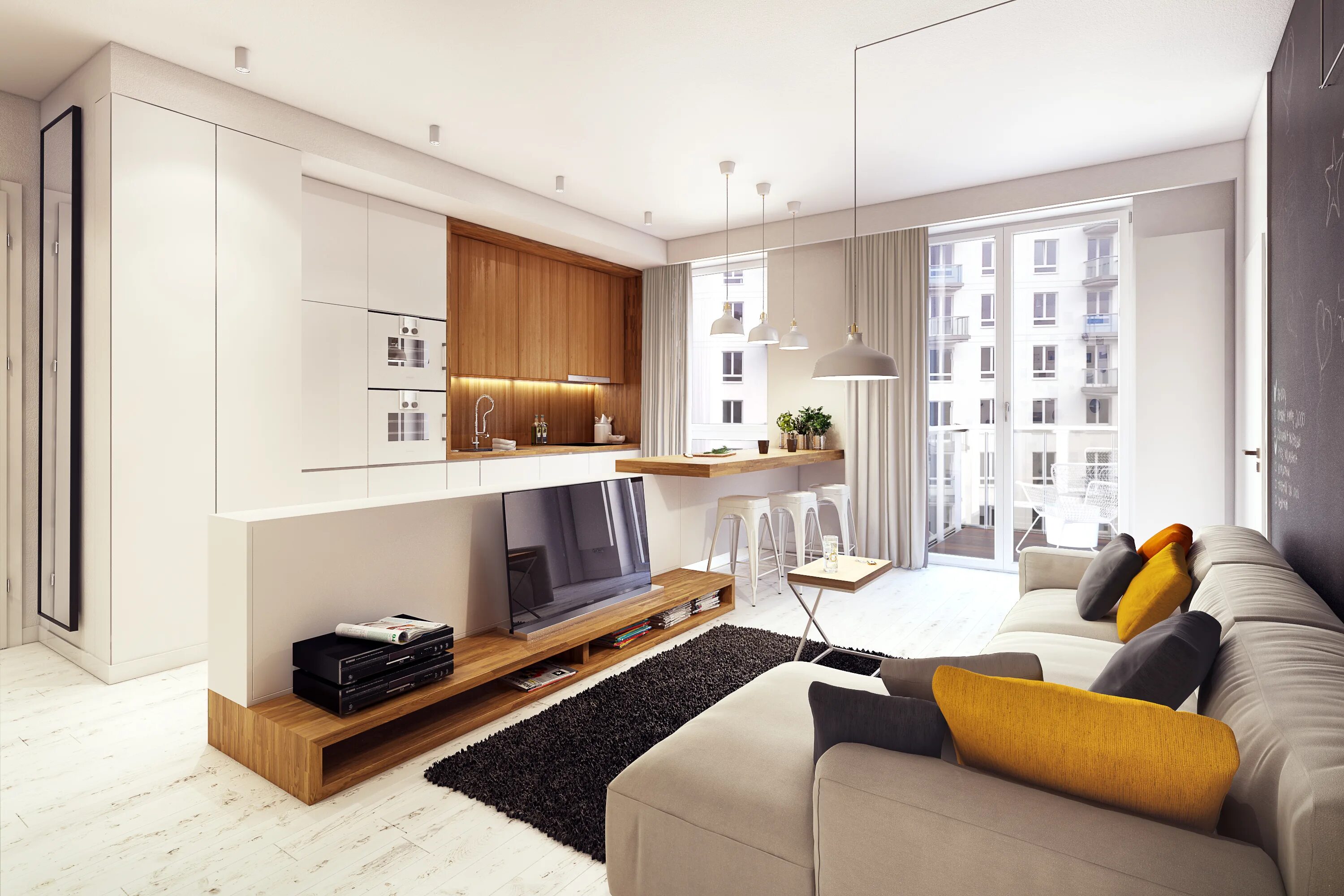 Красивый интерьер студии фото Home Is In The Air :: Behance