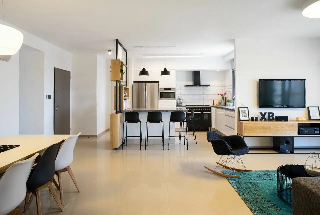 Красивый интерьер студии фото Interior Design of a New Apartment by En Design Studio Apartment interior, Apart