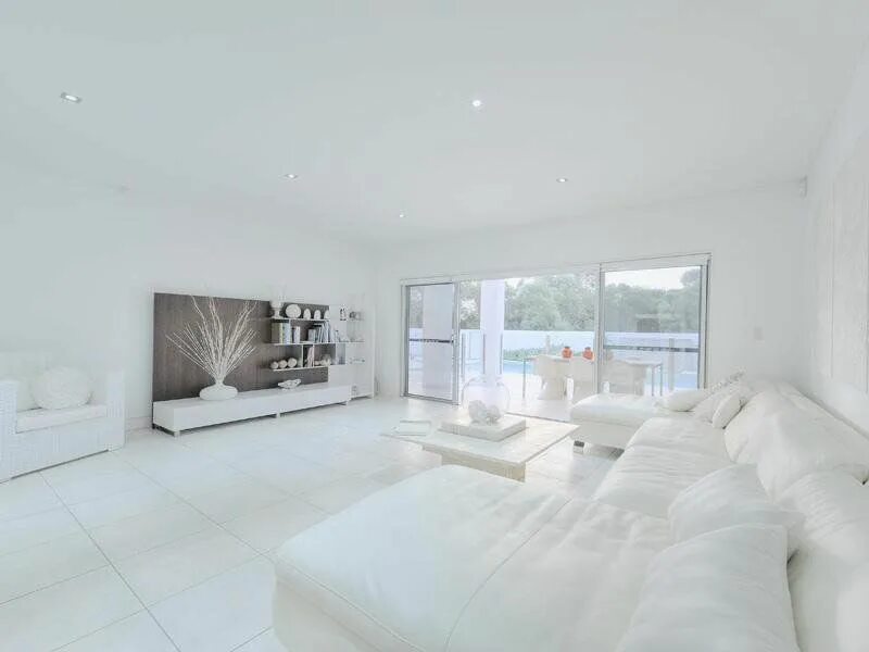 Красивый интерьер в белом цвете Pin by Joan Jensen on Dream Home White furniture living room, White interior, In