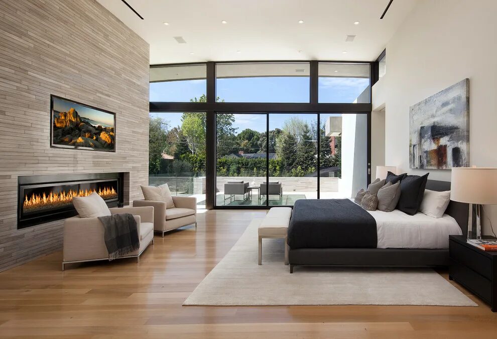 Красивый интерьер в современном стиле Brentwood - Современный - Спальня - Лос-Анджелес - от эксперта Corr Contemporary