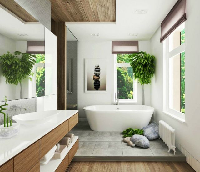 Красивый интерьер в ванной комнате фото Design Inspiration: Get Zen: 7 Ideas for Creating a More Tranquil Home This Year