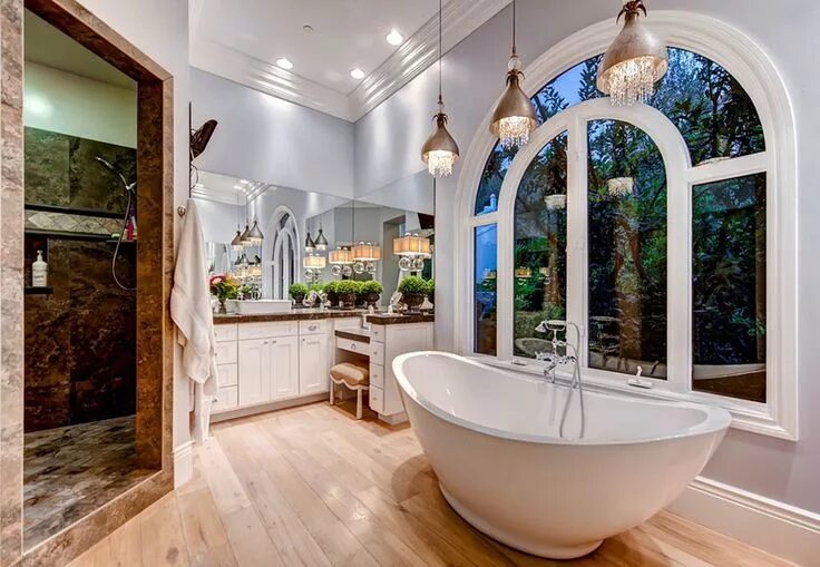 Красивый интерьер ванной фото 10 Stunning Bathroom Pendant Lighting Ideas to Transform Your Space Bathroom pen