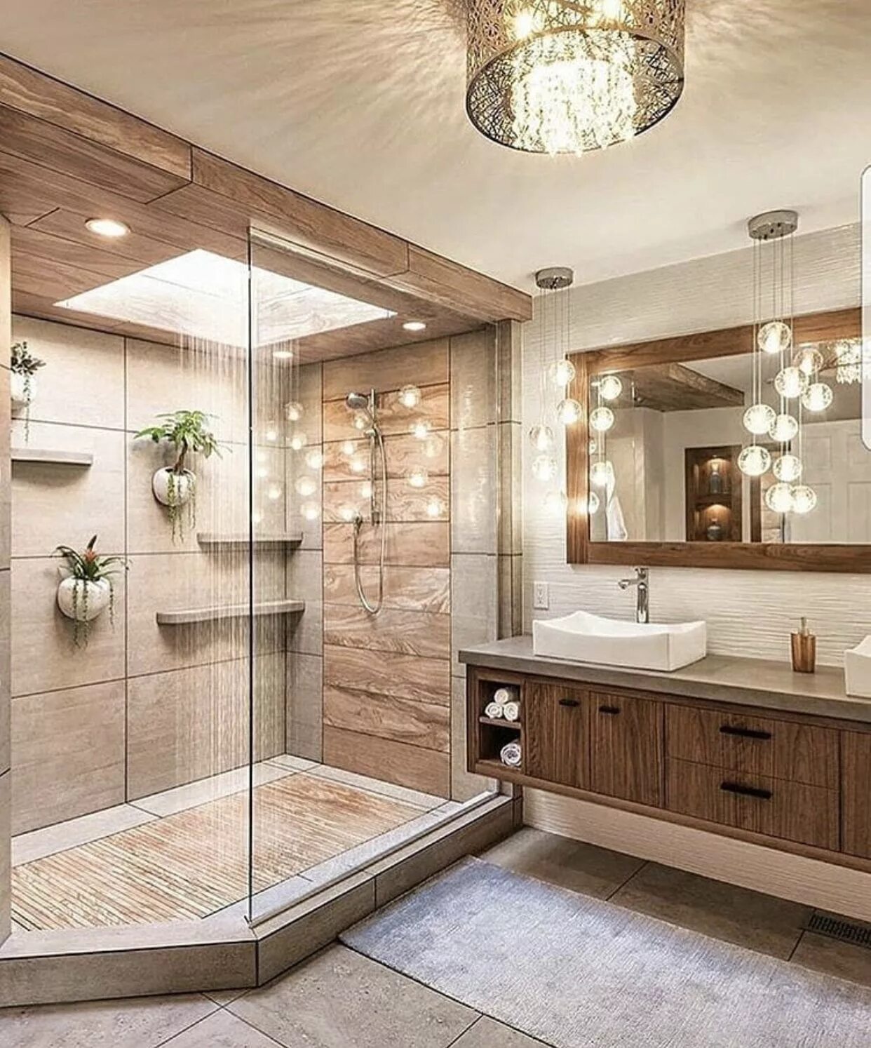 Красивый интерьер ванной комнаты фото Pin on Banyo - Tuvalet Tasarımları Luxury bathroom master baths, Bathroom inspir