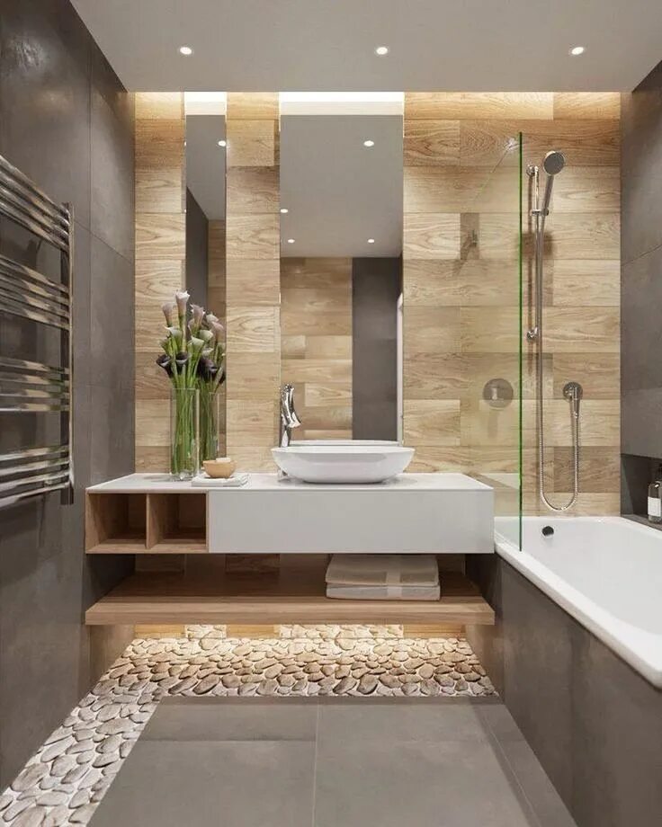 Красивый интерьер ванной комнаты фото Дизайн ванной комнаты Top bathroom design, Bathroom interior design, Bathroom in