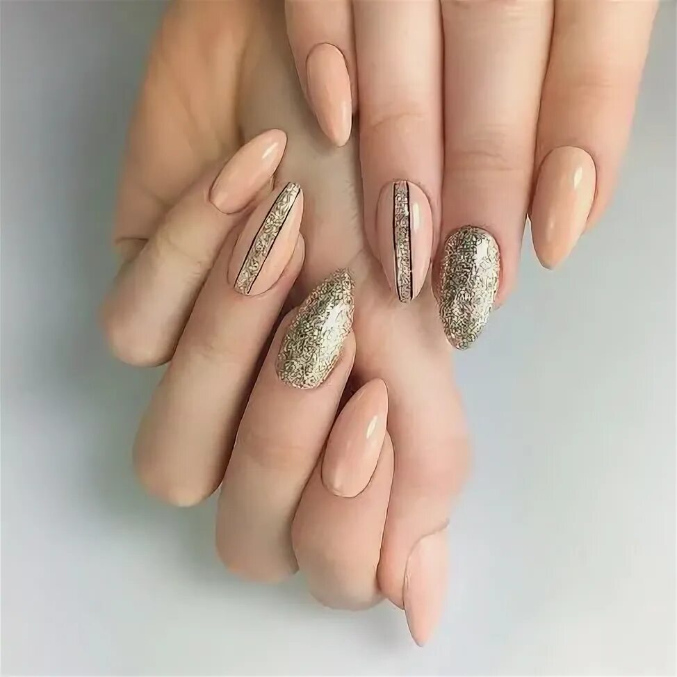 Красивый изысканный маникюр Semilac 214 Deep Beige UV Gel Polish 7ml