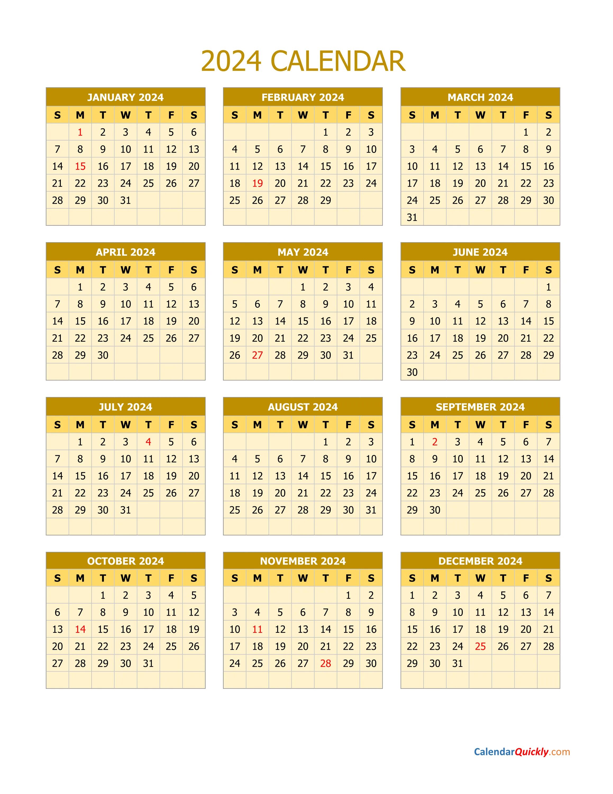 Красивый календарь на 2024 год 2024 Calendar Vertical Calendar Quickly