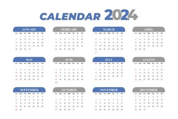 Красивый календарь на 2024 год #Календарная_сетка 2022 Очумелые ручки ВКонтакте