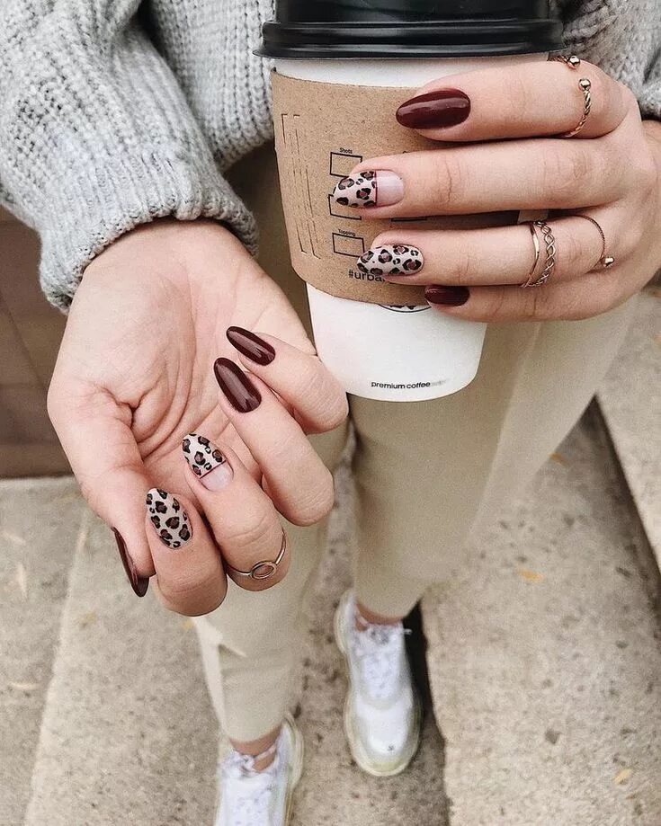 Красивый кофейный маникюр Pin on MANICURE & PEDICURE Nails, Fabulous nails, Pretty nails