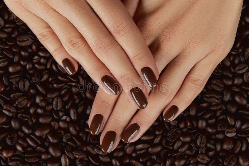Красивый кофейный маникюр 1,284 Brown Pedicure Nail Stock Photos - Free & Royalty-Free Stock Photos from D
