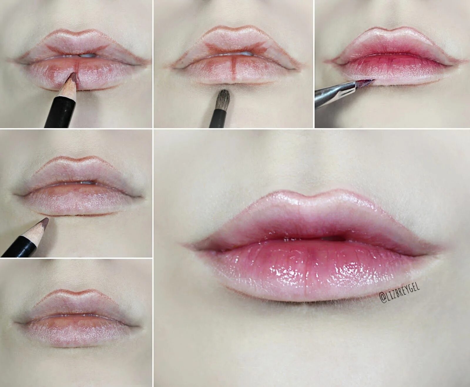 Красивый корейский макияж губ Makeup Trends Dissection: K-Beauty Gradient Lips Inspired by Ball-Jointed Doll H