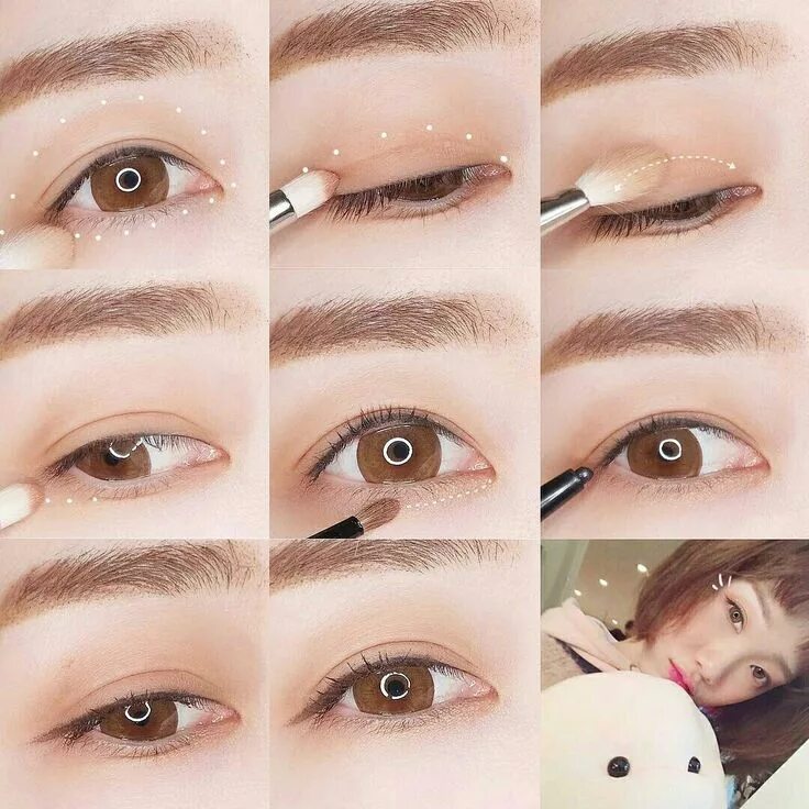 Красивый корейский макияж в школу Pin by Lil myze on Make up Eye makeup, Makeup for hazel eyes, Korean makeup