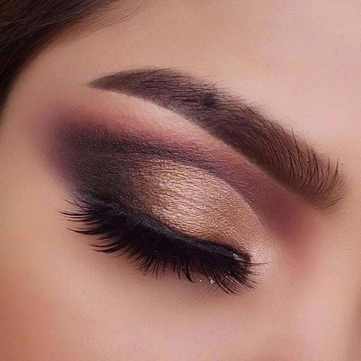 Красивый коричневый макияж глаз Pin on About the face.... Eye makeup styles, Eye makeup, Makeup