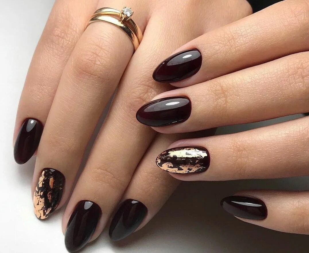 Красивый коричневый маникюр с дизайном Brown Nails & Chocolate manicure designs Manicure, Bridal nails designs, Brown n