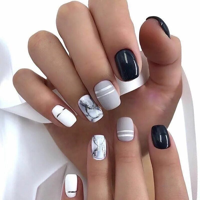 Красивый короткий маникюр 2023 What design would you choose? 1,2,3,4,5,6,7,9? Answer write in the comments mani