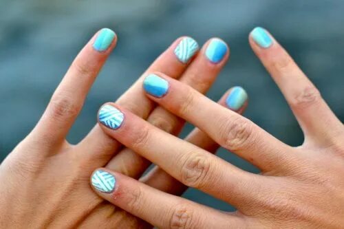 Красивый короткий маникюр для лета Nail Designs Ideas - Nail Designs Ideas & Gallery Cute easy nail designs, Simple