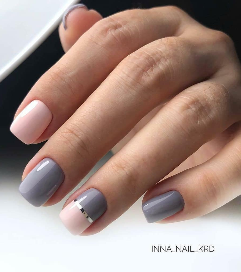 Красивый короткий маникюр квадратной формы 50 Cute Short Acrylic Square Nails Design And Nail Color Ideas For Summer Nails 