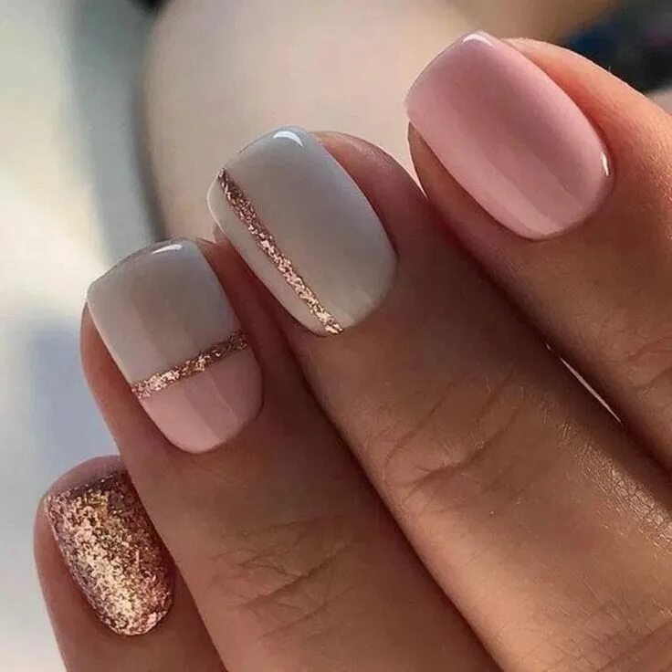 Красивый короткий маникюр квадратной формы Pin by Réka Reszler on Amiket szívesen viselnék... Classy nail designs, Classy n