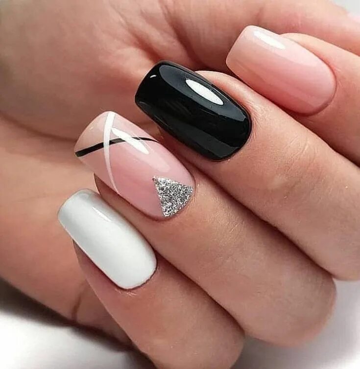 Красивый короткий маникюр квадратной формы Пин на доске Nails Красивые ногти, Дизайнерские ногти, Гелевые ногти